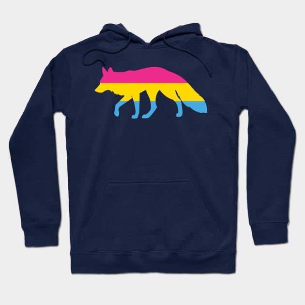 Pride Animals- Pansexual Fox Hoodie by HeckHound